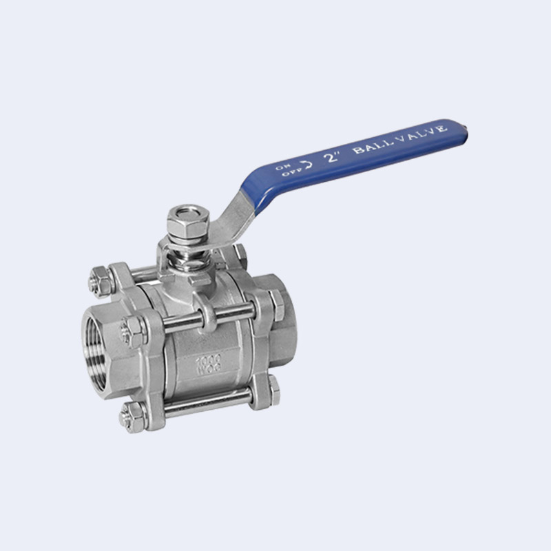 Three piece ball valve