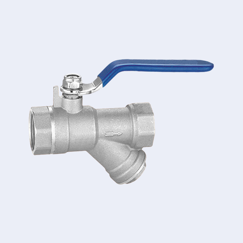 Filter ball valve