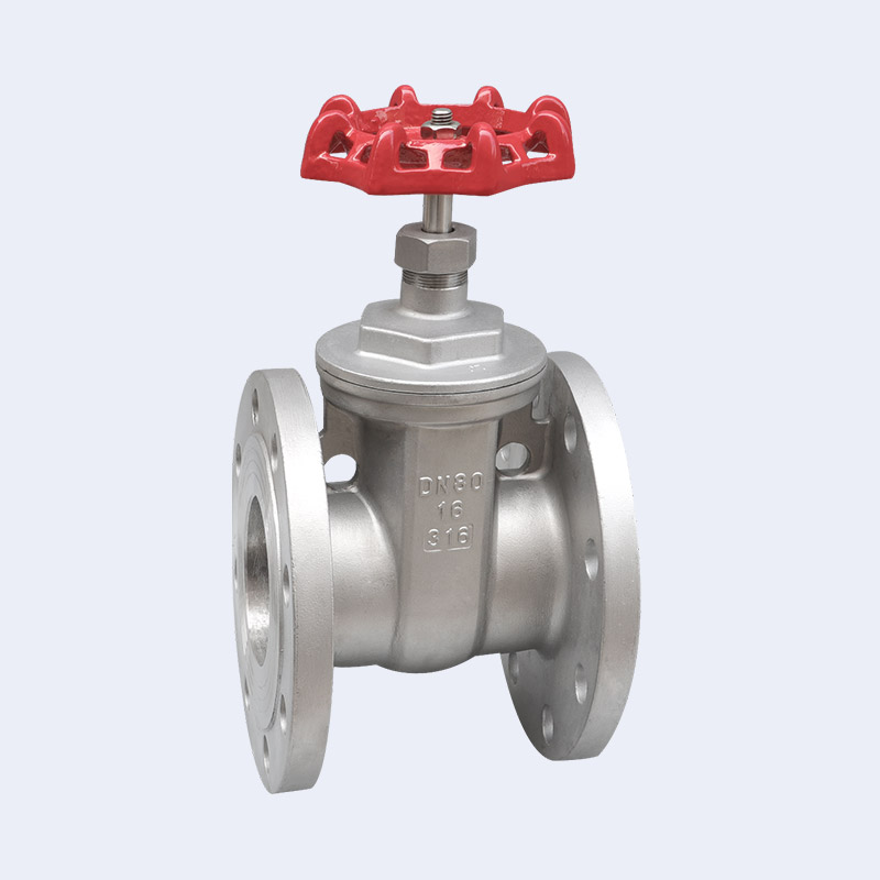 Flange gate valve