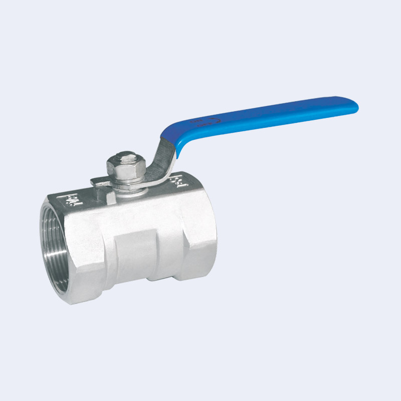 One piece ball valve