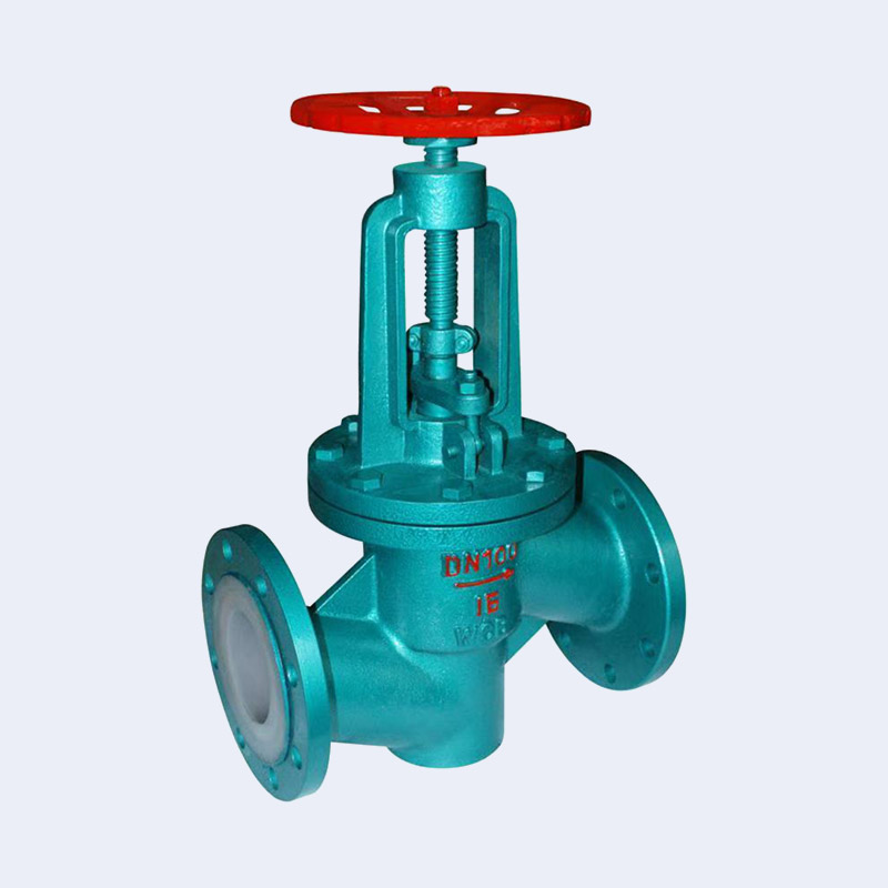 Fluorine lined globe valve