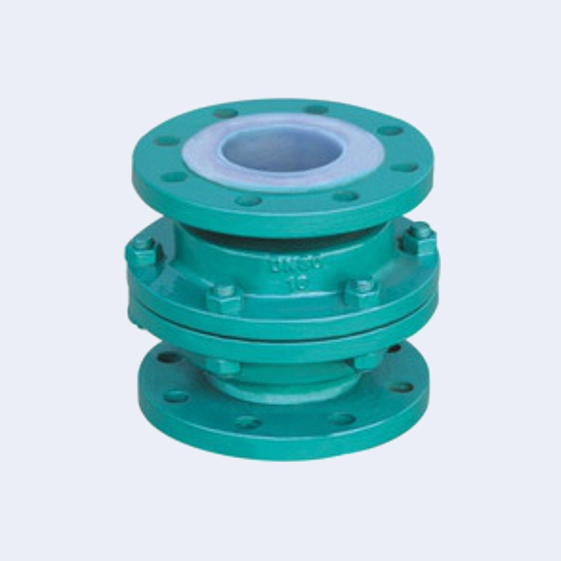 Fluorine lined check valve