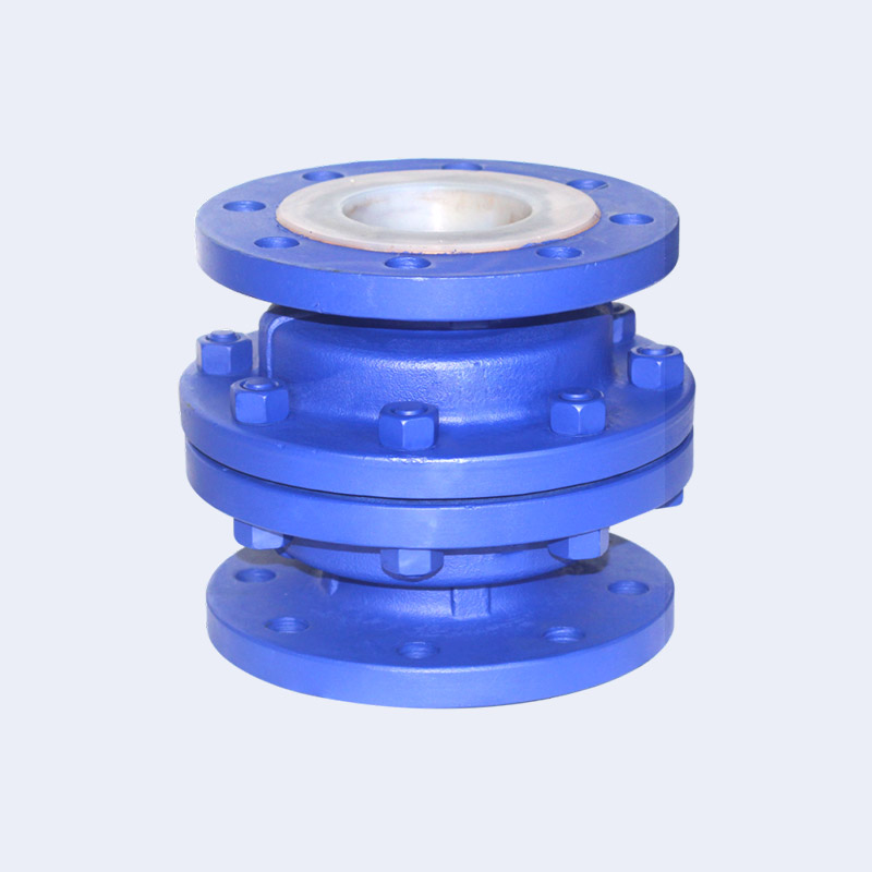 Fluorine lined check valve