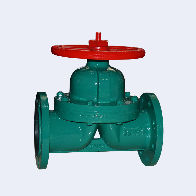 Rubber lined diaphragm valve