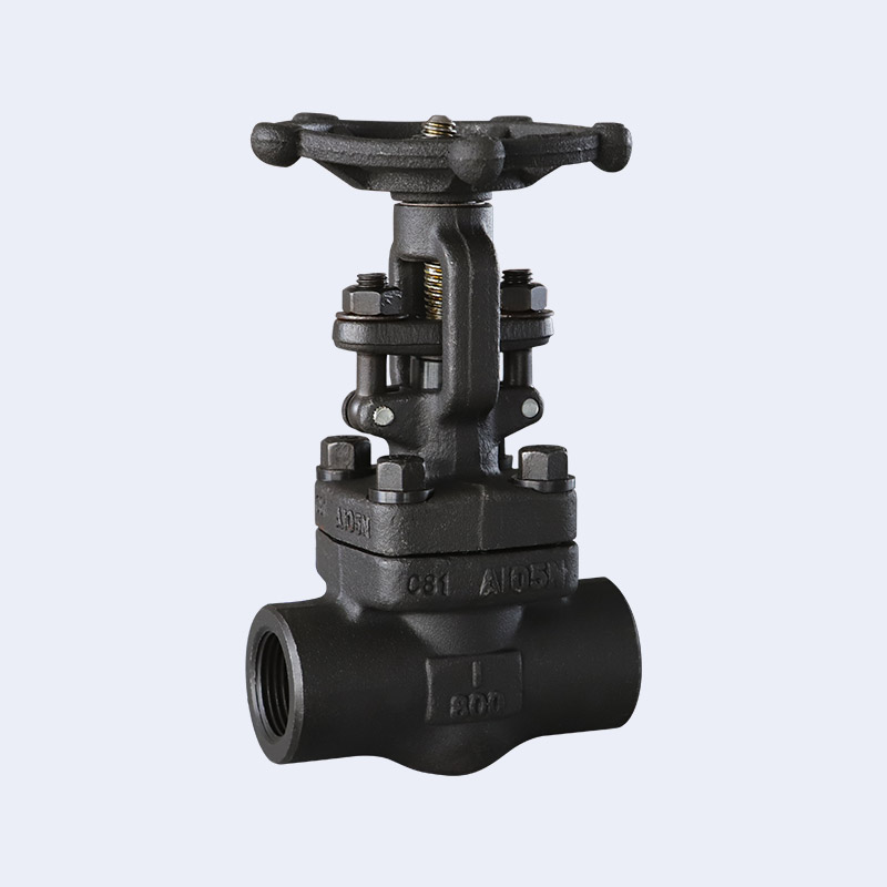 Forged steel threaded gate valve