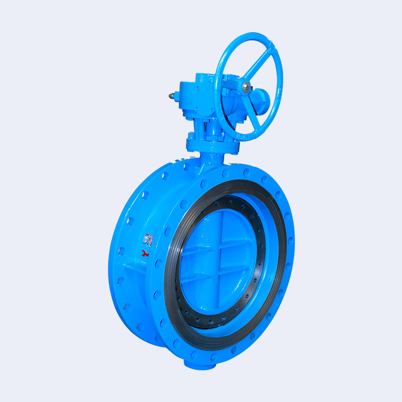 Worm gear flange butterfly valve