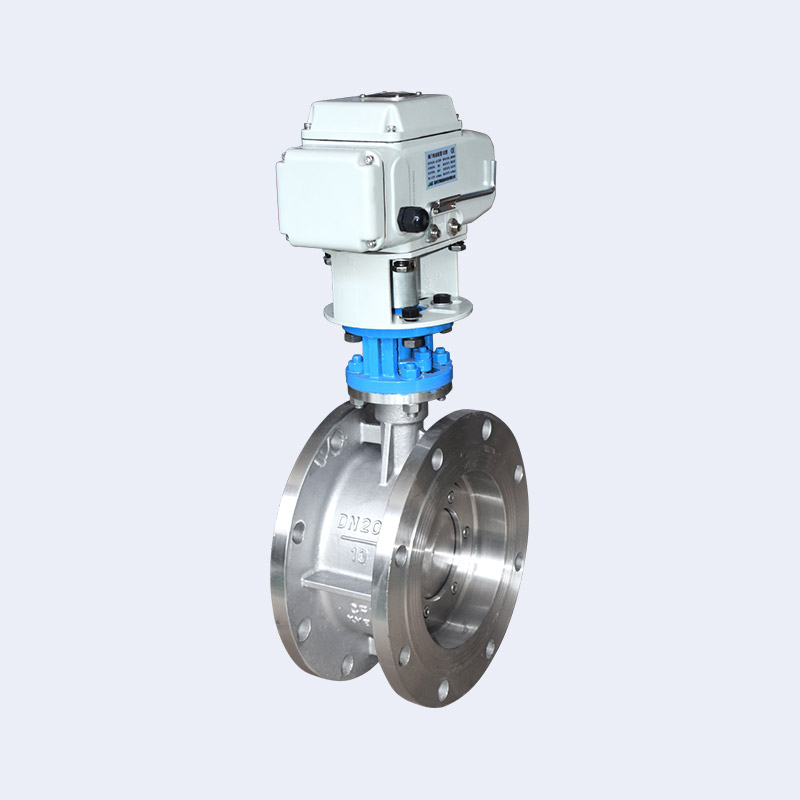 Electric flange butterfly valve