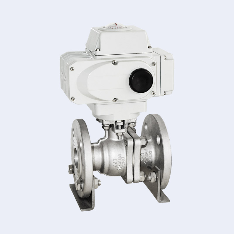 Electric flange ball valve