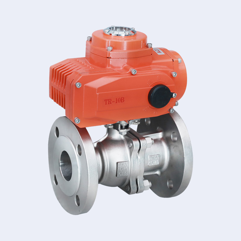 Electric flange ball valve