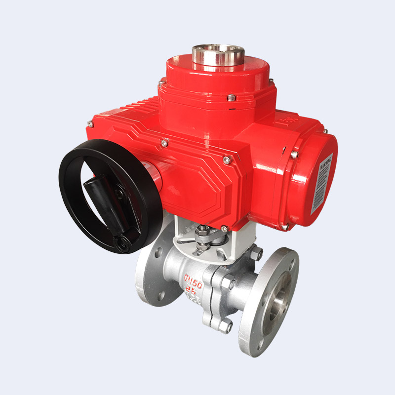 Explosion proof electric flange ball valve