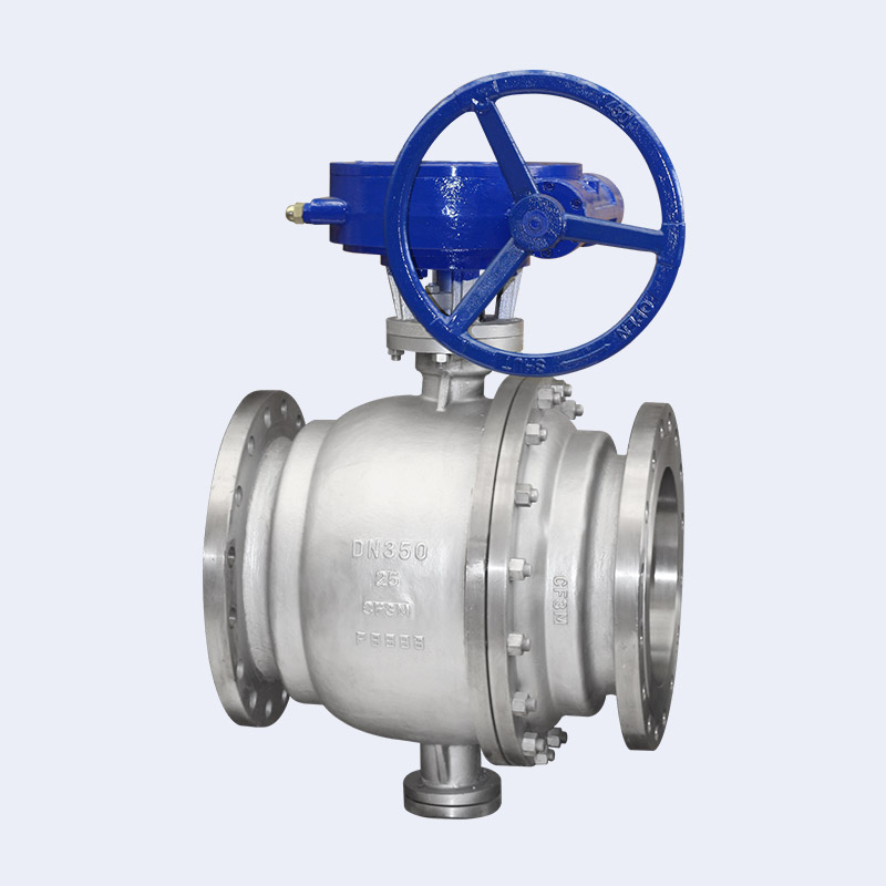 Fixed flange ball valve