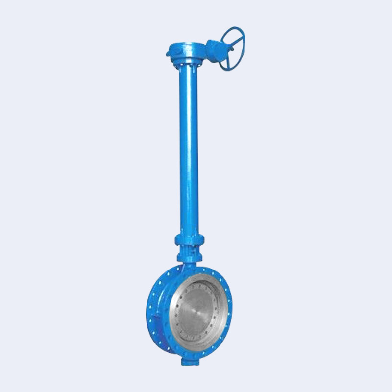 Extended stem butterfly valve