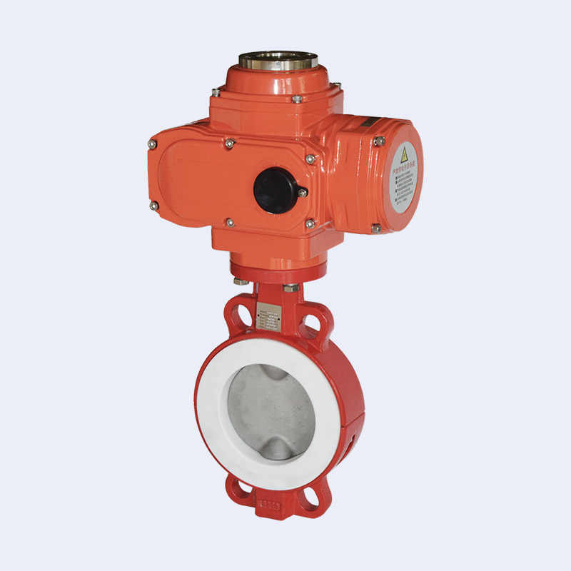 Explosion proof electric wafer butterfly valve