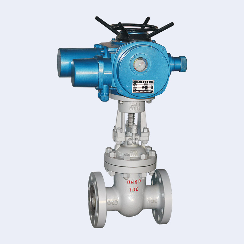 Cast steel electric gate valve