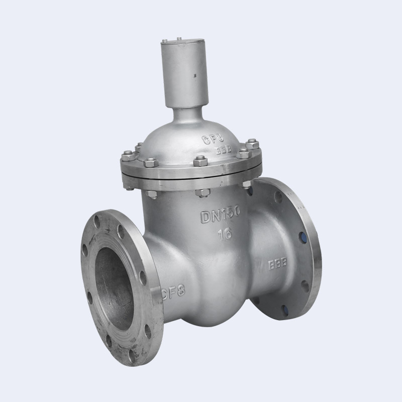 Locking gate valve