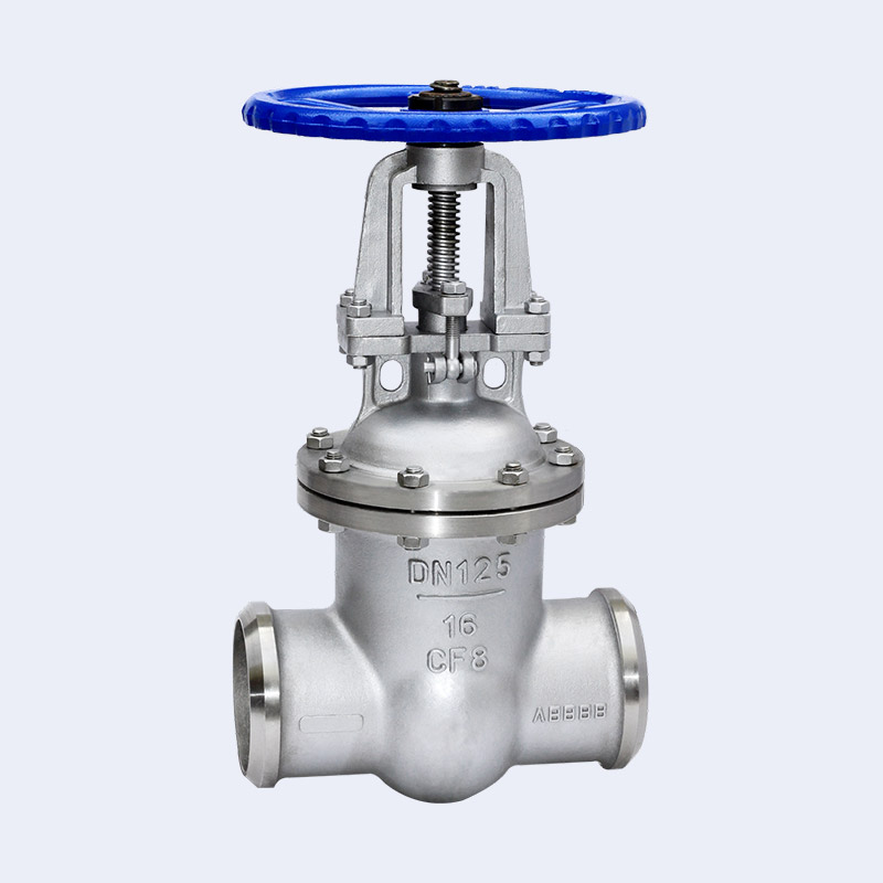 Welding gate valve