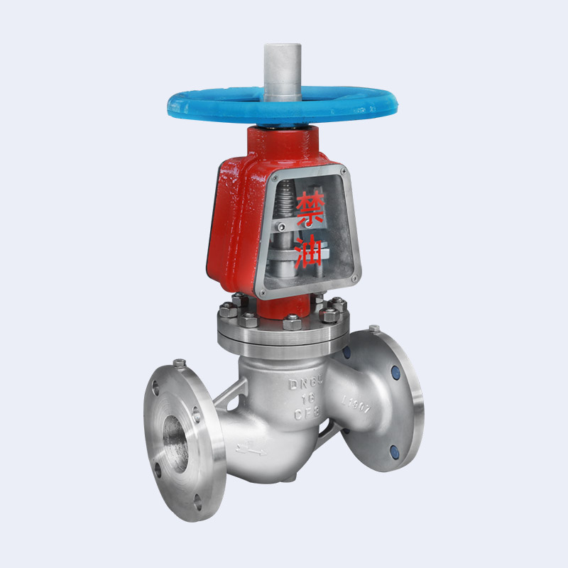 Oxygen globe valve 