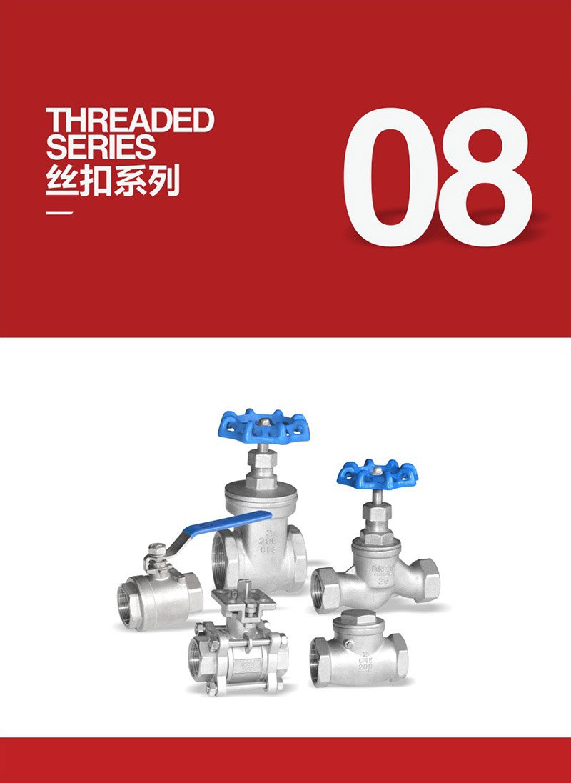 Threaded valve