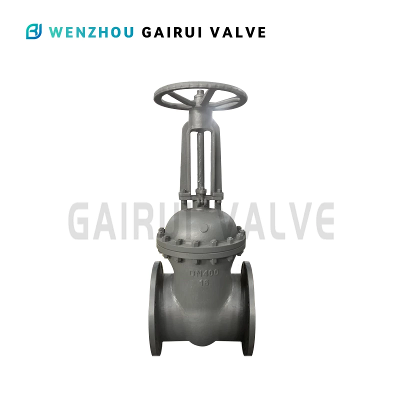 Задвижка клиновая стальная с выдвижным шпинделе  Дн 400-1400 Рн16 облегченая серия