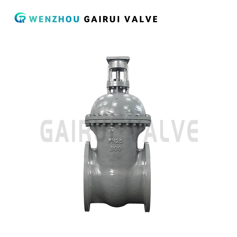 Задвижка клиновая стальная с невыдвижным шпинделем DN300-1400 PN25